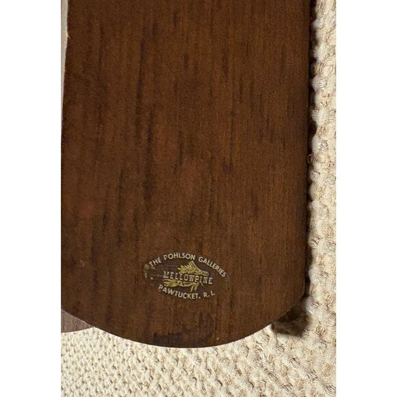 Vtge The Pohlson Gallerieswooden wall sconce Set Of Two candle holder with globe - Picture 4 of 8